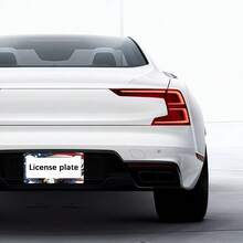 2pcs Patriotic Eagle License Plate Frame, Flag License Plate Frame ABS Material,Fits 6x12 Inch Standard US Size,License Plate Frame America,Comes With Mounting Screws,Flag-Themed Car Modification,Car Accessories Exterior