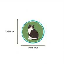 50 Cute Cat Stickers - Floral And Eyeglass Patterns, Pastel Tones - Matte Texture, No Residue - Suitable For Laptops, Water Bottles, Scrapbooks - The Perfect Gift For Cat Lovers And Stationery Collectors, Cat-Themed Design, Reusable Adhesive Stickers - 1 - 查看 2