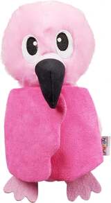 By Nina Ottosson Hide-Ablez Plush Dog Puzzle With Treat Ball, Flamingo, Pink,20999685 - Màu Cam san hô - Xem 1