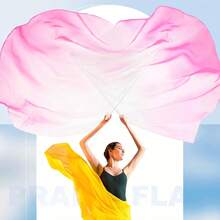 Dance Flag, Worship Flag, Honor Guard Flag, Church Worship Dance Flag With Retractable Pole, Outdoor Flag - Multicolor - View 2