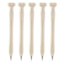 5/10pcs Bone Ballpoint Pen Creative Novelty Pens Black Ink For Halloween Artist Nurse School Office Party
