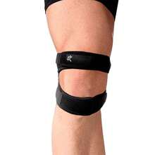 Riloché® Rodillera deportiva ajustable. Rodillero con soporte de rotula. Rodilleras voleibol, corredores, futbol, rodilleras. Rodillera elastica neopreno. Knee sleeves. Knee pads. Knee brace - 1 Pieza - Ver 1
