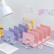 1/2/4 Bookshelves, Desktop Storage Shelves, 4-Compartment Storage Boxes, Bookshelves With Thick Dividers, Stationery Organizers, Kitchen Racks, Label Stickers, Suitable For Students, Offices, Desks, Kitchens, Bathrooms, Cosmetics