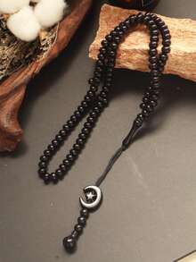 1 chiếc 99 hạt chuỗi hạt cầu nguyện Ả Rập Saudi Trung Đông, tràng hạt Tasbih Ả Rập, hạt chuỗi cầu nguyện Hồi giáo, hạt chuỗi cầu nguyện Acrylic Tasbih - Nhiều màu - Xem 6