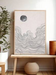 Tranh canvas trừu tượng cổ điển, tranh nghệ thuật treo tường hình cơ thể nữ hài hước, tranh canvas mặt trời và mặt trăng phong cách retro Bohemian, tranh in tối giản đường nét sóng trừu tượng thời trung cổ, tranh canvas đường nét hài hước, trang trí phòng ngủ, trang trí phòng khách, trang trí văn phòng, tranh treo tường, trang trí nhà cửa, trang trí phòng, tranh canvas treo tường, tranh áp phích, tranh treo tường có khung, khung tùy chọn - Nhiều màu - Xem 15