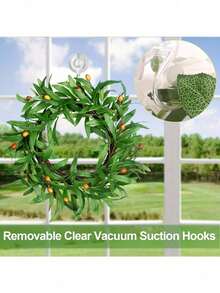 4 ganchos de ventosa transparentes de uso pesado, estantes removibles y resistentes para ventanas, puertas de vidrio, toallas, accesorios de baño - Blanco - Ver 11
