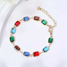 Women's Simple & Stylish Candy-Colored Heart-Shaped Bracelet - Ideal Gift For Loved Ones