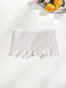 6-Piece Printed Cotton Women's Briefs, Comfortable, Seamless, Soft Women's Panties, Leggings, Safety Pants - Multicolor - View 5