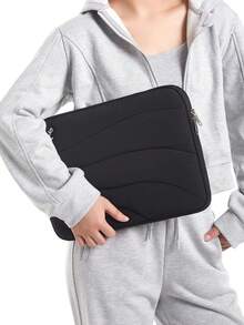 CyberDyer Quilted Puffy Laptop Sleeve With 360° Protection, Waterproof, For 13 14 15 15.6 Inch Laptop - Multicolor - View 5