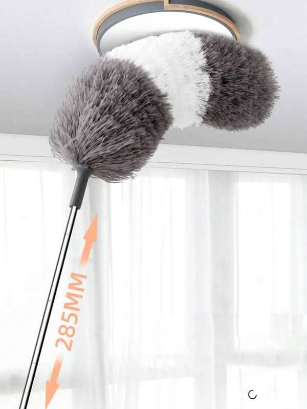 1.4m/2.8mAnti-Static Dusting Duster With Round And Flat Random Extension And Retraction, 1 Piece