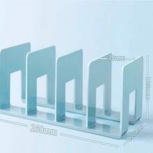 1/2/4 Bookshelves, Desktop Storage Shelves, 4-Compartment Storage Boxes, Bookshelves With Thick Dividers, Stationery Organizers, Kitchen Racks, Label Stickers, Suitable For Students, Offices, Desks, Kitchens, Bathrooms, Cosmetics