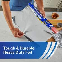 Reynolds Wrap Heavy Duty Aluminum Foil, Heavy Duty Foil Aluminum Roll, Thick Foil For Added Strength, With Easy Open And Close Secure Tab, Extra Wide, 37.5 Sq. Ft. - 1 Count Pack Of 1 - View 4