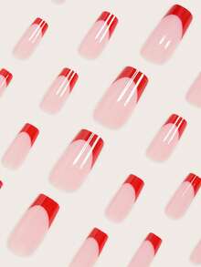 Bộ 24 móng giả acrylic màu đỏ đơn giản kiểu Pháp, giúp bạn nâng tầm diện mạo ngay lập tức. Bộ móng này có thiết kế phủ kín toàn bộ móng, phù hợp cho cả phụ nữ và các bạn gái. Bộ sản phẩm bao gồm 1 miếng dán và 1 dũa móng mini, hoàn hảo cho các bữa tiệc, hẹn hò và sử dụng hàng ngày. Móng giả dạng gel sẽ được giao ngẫu nhiên. Dụng cụ làm móng - Đỏ - Xem 3