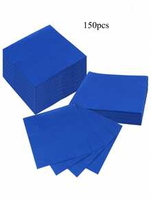 20/40/60/Bộ Khăn Ăn Tiệc Gentleman Blue, Khăn Giấy Mềm 2 Lớp, Kích Thước Khi Mở Ra 25cm*25cm, Thích Hợp Cho: Đám Cưới, Tiệc Trà, Trang Trí Tiệc Sinh Nhật, Trang Trí Tiệc, Đồ Dùng Tiệc Tùng, Trang Trí Ngày Lễ, Đồ Dùng Ngày Lễ - Xanh đậm - Xem 10
