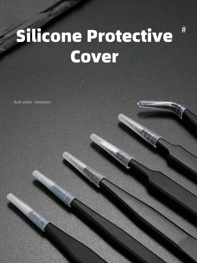 6pcs Tweezers Set, A Multifunctional Tool, Used For Picking Stickers, Washi Tape, School Supplies, Photo Albums, And JournalsNail Art Tools For Removing And Placing Gems,Office Supplies,Contouring Supplies, Eyelash Curler