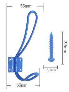 4pcs Colorful Children's Wall Hooks, Easy To Install, Bedroom And Door Decor Coat Rack, Single Hook Behind Door, Kids Hanging Hooks