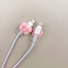 5-Piece Set 20W Charger Protective Cover EU Version, Protect Your 13 Pro Max Cable, Soft Heart Shape Charger Cover Compatible With 11 12 13 14 15 16 17Pro Max Cables, Charger Protector - Multicolor - View 11