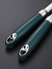 1 pièce Spatule de cuisine en acier inoxydable, ustensile de cuisine résistant à la chaleur pour la friture, le brassage, la louche à soupe - Argent - Voir 7