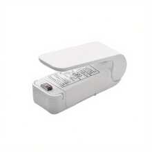 1pc Mini Handheld Food Sealer - Compact ABS Plastic Bag Sealer, Keeps Food Fresh, Easy-To-Use Kitchen Tool, White/Pink, Battery Powered (AA Batteries Not Included), Mini Sealer