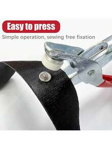 400pcs/100sets Five-Prong Snap Fastener Kit, Metal Snap Button Set With Manual Plier And Storage Box For DIY Crafts, Clothes, Hats, Bags (Random Color)