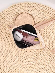 Mini Woven Shoulder Crossbody Bag