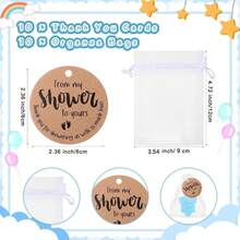 60pcs Newborn Baby Gender Reveal Party Event Exclusive Gift Set Suitable For Baby Shower And Themed Party