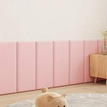 5 Packs 3D Self-Adhesive Wall Panels, 23.62in X 11.81in, Thickened Anti-Collision Peel And Stick Backrest, Bedroom Double Bed Headboard, Home Decor