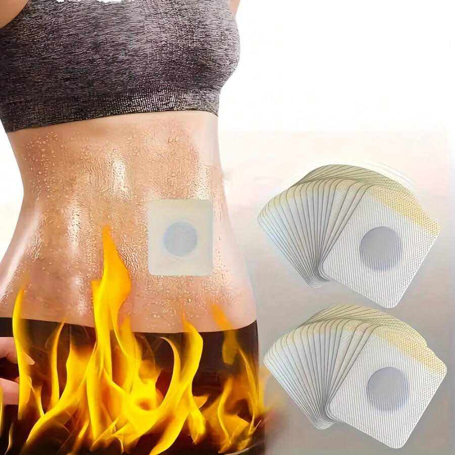 50pcs Navel Stickers, Dampness-Removing Stickers, Moxibustion Stickers