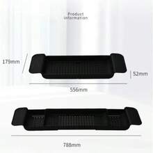 Retractable Bathtub Rack Bath Tray Shelf Towel Storage Kitchen Sink Drain Holder - Multicolor - View 5