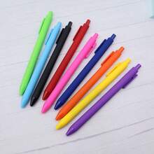 12/6/3pcs Morandi Pastel Colored Ink Gel Pen Set - Retractable Rubber Finished Gel Ink Pens-Aesthetic Pens - Colorful & Cute Pens For Journaling, Writing, Office And School Supplies