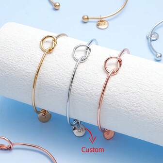 Tie The Knot Jewelry, Wedding Bridal Party Gift, Wedding Party Favors, Knot Bracelet, Bridesmaid Gift For Wedding,Tie The Knot Bridal Gift, Bridesmaid Bracelet