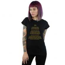 Star Wars Womens/Ladies A New Hope Opening Crawl Cotton TShirt (Black) - Coffee Brown - View 1