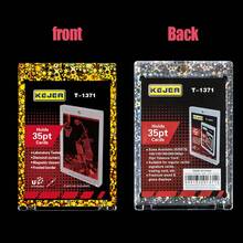 Vorinclex 5pcs 35PT Magnetic Card Holders ,ZAcrylic Clear Card Sleeves Frame ,Transparent Card Collection Sleeves Protector For PTCG/MGT ,One Touch Card Holder For Trading Basketball Sports Cards, Card Top Loader ,Hard Card Sleeve,Display Rack / Showcase/Acrylic Stand/Display Stand