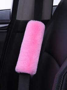 2 pièces Housses de ceinture de de voiture, Épaulettes de ceinture de en peluche douce, Housses de protection universelles pour ceinture de