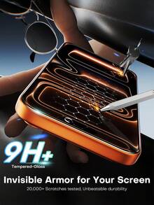 ZYONS 2pcs Tempered Glass Screen Protector Full Screen Coverage High Transparency Tempered Glass Screen Film Compatible With IPhone 17 Pro Max/17 Air/16e /16 Plus/16 Pro Max/15 Pro Max/14 Pro Max/13 Mini 12 11 Pro Max X XR XS Max Protective Glass Film, Anti-Fingerprint, Clear HD, 9H Hardness, Shockproof, Perfect Adhesion, Case Friendly