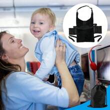 幼儿飞机床，适用于 1-12 个月大的婴儿，便携式幼儿床，婴儿飞行旅行必需品，便携式飞机床脚凳，带三角带，适用于飞机 - 飛機座椅 - 查看 7