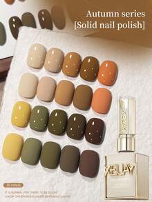 XEIJAYI 指甲油套装 10色 15ml 指甲凝胶浸泡 UV LED凝胶沙龙女性美甲工具 时尚全息美甲 - 彩色 - 查看 5