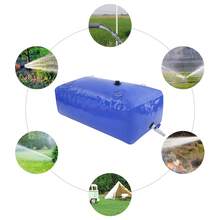 Bazargame 240L Water Storage Bladder Large Capacity Water Storage Containers, Collector Barrel Water Bladder Tank Bag,Foldable Portable Water Tank Large Capacity Soft Water Bag For Emergency Water - Blue - View 7