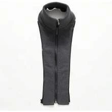 Men's Wool Blend Jacket Single Breasted Slim Fit Thick Winter Windproof Pea Coat With Removable Scarfhalloween - 69-cà phê - Xem 3