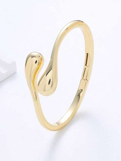 سوار أنيق على شكل قطرة ماء للنساء