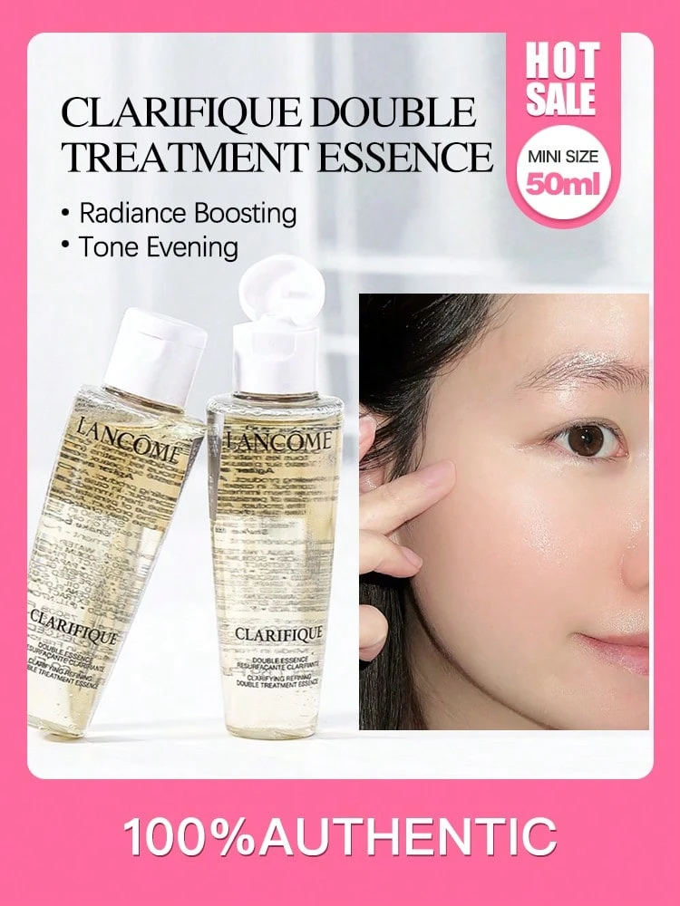 Lancôme LANCOME Clarifique Double Treatment Essence | New Version, 50ml Mini Size, Clarifying & Refining Formula, Ideal For Pore Minimizing & Skin Texture Improvement