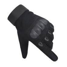 1 Pair Of Full Finger Black Gloves Ladies Gloves For Women Men Female Male Work Golf Football Motorcycle Baseball Gardening Mma Fishing Workout Gym Tactical Mechanix Driving Riding Glove