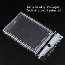 Vorinclex 5pcs 35PT Magnetic Card Holders ,ZAcrylic Clear Card Sleeves Frame ,Transparent Card Collection Sleeves Protector For PTCG/MGT ,One Touch Card Holder For Trading Basketball Sports Cards, Card Top Loader ,Hard Card Sleeve,Display Rack / Showcase/Acrylic Stand/Display Stand