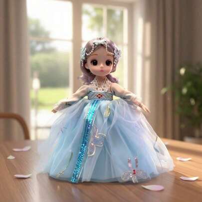 Muñeca estilo princesa europea bordado artesanal decoración regalo colección recomendada para habitación infantil fiesta favorita de niñas