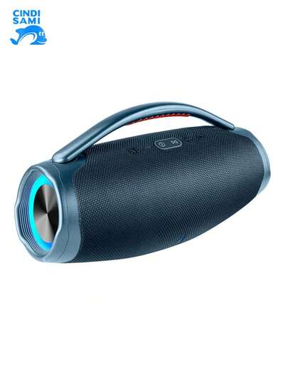 Altavoz Bluetooth inalámbrico, altavoz portátil inalámbrico para exteriores con subwoofer