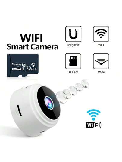 Wireless Mini Home Security Camera, Indoor WiFi Camera Monitoring, Slimme Remote Viewing Via Mobile App, Motion Detection, Easy Setup Easter Butler Assistant view 2