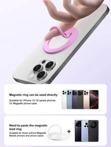 兼容 、Android 手机，生日礼物，家人、朋友手机支架 - 彩色 - 查看 2