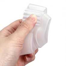 1 Stück transparenter Gummi Türgriff Überzug - Griffverstärker, passt auf runde Griffe, mit Stoßschutz - leicht drehbares Zubehör für Heim-Sicherheit und Dekoration