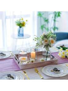 24pcs Transparent Cylinder Vase Set, Glass Vases For Centerpiece Decoration, Modern Floating Candle Holders, Hurricane Candle Holders For Wedding Table Decor Home Decor Room Decor Flower Vase