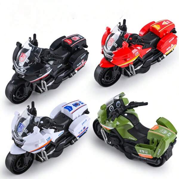 Miniature Motorcycle Toy Car Simulation Model - An Interesting Product. Shock-Proof Boy's Christmas Toy Gift (Styles Are Random)